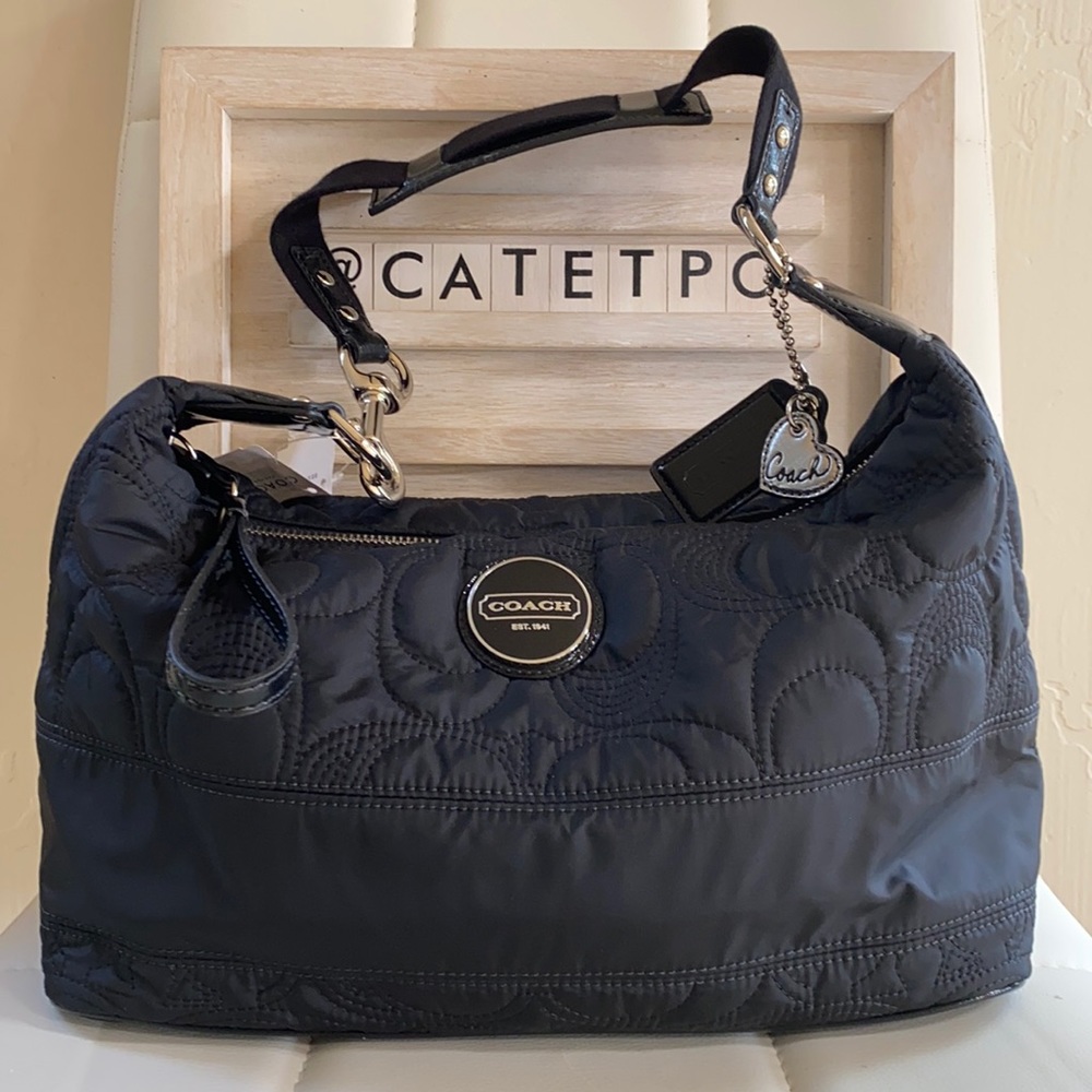 Coach Nylon Hobo Shoulder Bag